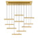 Stagger LED Chandelier in Brass (401|1588P4810624)