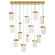 Lava LED Chandelier in Brass (401|1587P4814624RC)