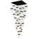 Lava LED Chandelier in Black (401|1587P3633101)