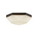 Krysta Two Light Flush Mount in Matte Black/Opal Glass (452|FM424512MBOP)