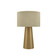 Conical One Light Table Lamp in Organic Gold (486|709449)