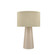 Conical One Light Table Lamp in Organic Cappuccino (486|709448)
