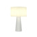 Conical One Light Table Lamp in Organic White (486|702647)