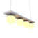 Sfera Four Light Pendant in Organic White (486|62347)
