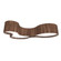 Organic LED Ceiling Mount in American Walnut (486|5111LED18)