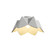 Physalis One Light Ceiling Mount in Organic White (486|509347)