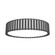 Slatted LED Ceiling Mount in Organic Grey (486|5037LED50)