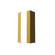 Clean LED Wall Lamp in Organic Gold (486|446LED49)
