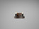 Flow One Light Wall Lamp in American Walnut (486|420318)