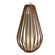Balloon One Light Floor Lamp in Imbuia (486|306106)