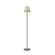 Living Hinges One Light Floor Lamp in Organic White (486|305847)