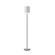 Cylindrical One Light Floor Lamp in Organic White (486|305447)