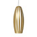 Barrel One Light Pendant in Organic Gold (486|30549)