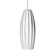 Barrel One Light Pendant in Organic White (486|30547)