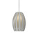 Barrel One Light Pendant in Organic White (486|30347)