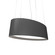 Oval LED Pendant in Organic Grey (486|287LED50)