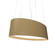 Oval LED Pendant in Organic Gold (486|287LED49)