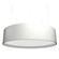 Cylindrical LED Pendant in Organic White (486|207LED47)