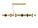 Flow 16 Light Pendant in Organic Gold (486|150149)