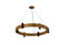 Flow Eight Light Pendant in Teak (486|149912)