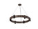 Flow 12 Light Pendant in American Walnut (486|149818)