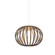 Balloon One Light Pendant in American Walnut (486|149318)