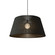 Living Hinges One Light Pendant in Organic Black (486|148746)
