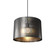 Living Hinges One Light Pendant in Organic Grey (486|148650)