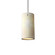 Living Hinges One Light Pendant in Organic White (486|148447)