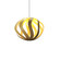 Clean One Light Pendant in Organic Gold (486|148049)
