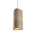 Living Hinges One Light Pendant in Organic Cappuccino (486|147948)