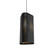 Living Hinges One Light Pendant in Organic Black (486|147946)