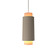 Cylindrical One Light Pendant in Organic Cappuccino (486|147848)