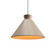 Conical One Light Pendant in Organic Cappuccino (486|147448)