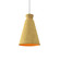 Conical One Light Pendant in Organic Gold (486|147349)