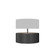 Cylindrical One Light Table Lamp in Organic Grey (486|14550)