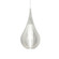 Cappadocia One Light Pendant in Organic White (486|130947)