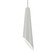 Conical One Light Pendant in Organic White (486|127747)