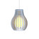 Stecche di Legno One Light Pendant in Organic White (486|123647)