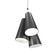 Conical Three Light Pendant in Organic Grey (486|123450)