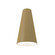 Conical One Light Pendant in Organic Gold (486|123349)