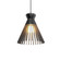 Stecche di Legno One Light Pendant in Organic Grey (486|118350)