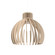 Stecche di Legno One Light Pendant in Organic Cappuccino (486|118048)