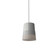 Conical One Light Pendant in Organic White (486|115147)