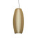 Stecche di Legno One Light Pendant in Organic Gold (486|113949)