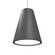 Conical LED Pendant in Organic Grey (486|1130LED50)