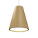 Conical LED Pendant in Organic Gold (486|1130LED49)