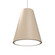 Conical LED Pendant in Organic Cappuccino (486|1130LED48)