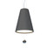 Conical LED Pendant in Organic Grey (486|1130CLED50) Conical LED Pendant in Organic Grey (486|1130CLED50)
