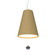 Conical LED Pendant in Organic Gold (486|1130CLED49)
